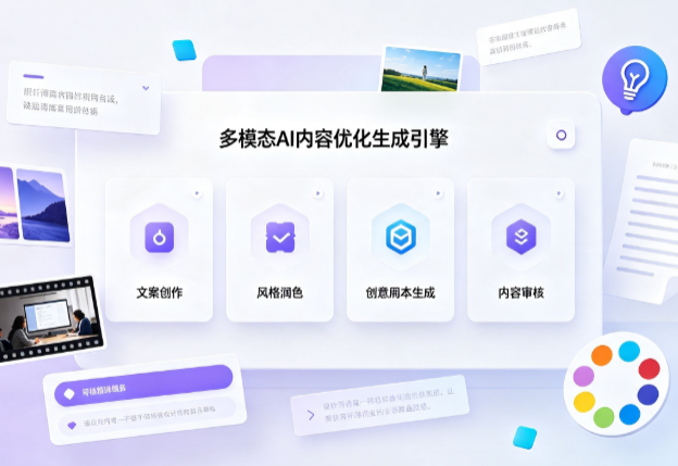 沈丘县AI智能内容优化创新 多模态生成技术丰富数字内容创作生态