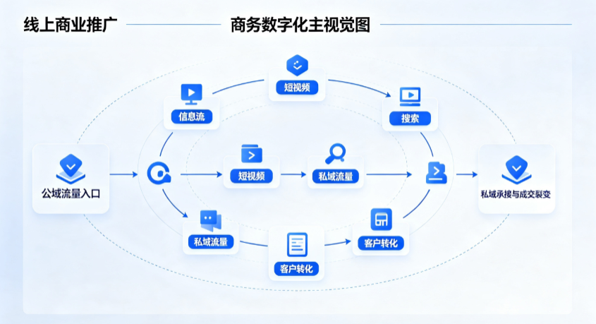 沈丘县线上商业推广怎么做？全域流量闭环搭建与低成本转化实战指南